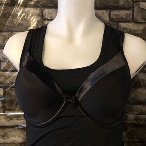 Black Bra With Ribbon and Bow Details Size 36D